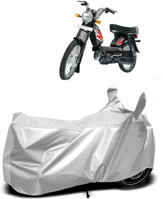 Autoprime Two Wheeler Cover for TVS(Heavy Duty Super XL, Silver)