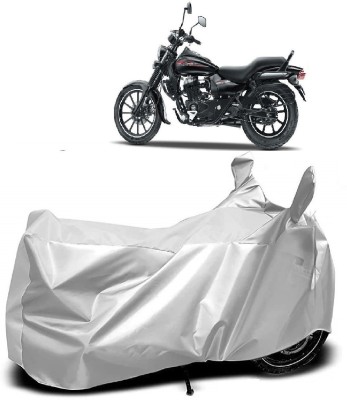 AutoKick Two Wheeler Cover for Bajaj(Avenger 150 Street, Silver)