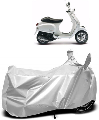 AutoKick Two Wheeler Cover for Piaggio(Vespa, Silver)