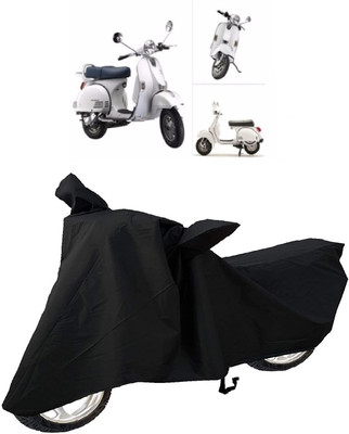 AutoKick Two Wheeler Cover for LML(Star Euro, Black)