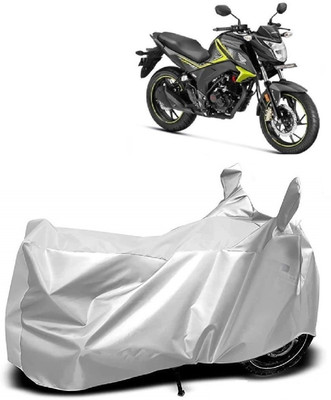 AutoKick Two Wheeler Cover for Honda(CB Hornet 160, Silver)