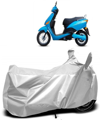 Autoprime Two Wheeler Cover for Hero(Electric Optima, Silver)