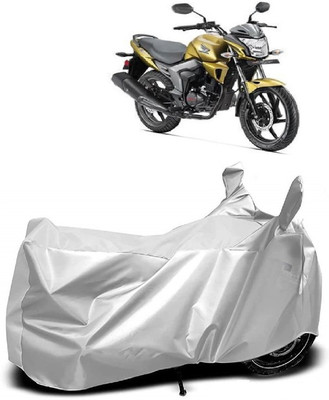 Autoprime Two Wheeler Cover for Honda(CB Trigger, Silver)