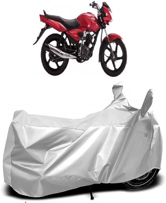 AutoKick Two Wheeler Cover for TVS(Jive, Silver)
