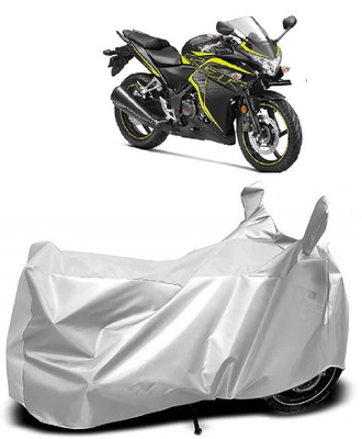 AutoKick Two Wheeler Cover for Honda(CBR 250R, Silver)