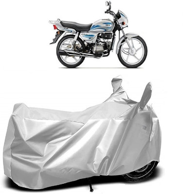 AutoKick Two Wheeler Cover for Hero(Splendor Plus, Silver)