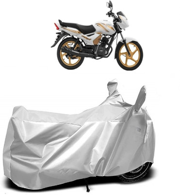 Autoprime Two Wheeler Cover for TVS(Star City, Silver)
