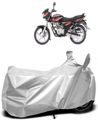 AutoKick Two Wheeler Cover for Bajaj(Discover 125 DTS-i, Silver)