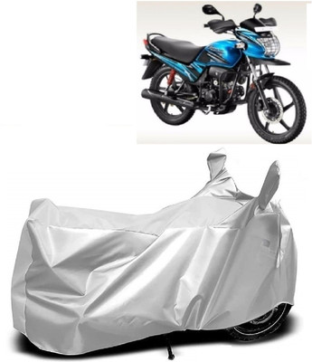 Autoprime Two Wheeler Cover for Hero(Passion Pro TR, Silver)
