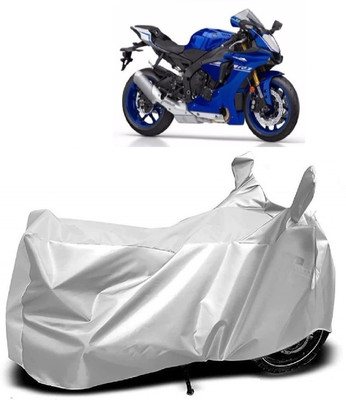 AutoKick Two Wheeler Cover for Yamaha(YZF R1, Silver)
