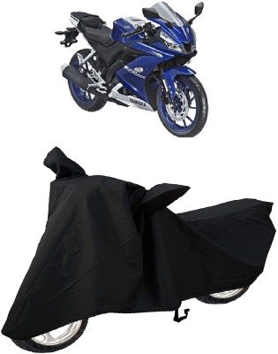 AutoKick Two Wheeler Cover for Yamaha(R15 V3, Black)