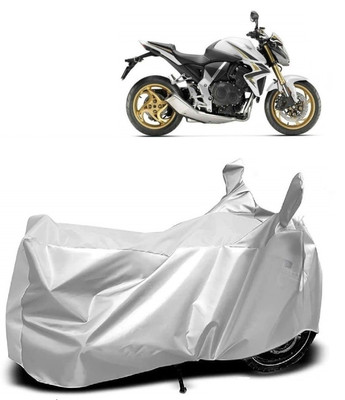 AutoKick Two Wheeler Cover for Honda(CB 1000R, Silver)