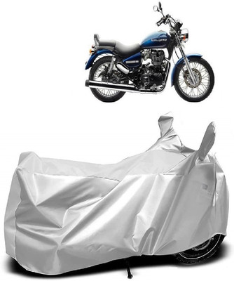 Autoprime Two Wheeler Cover for Royal Enfield(Enticer, Silver)