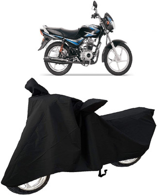 Autoprime Two Wheeler Cover for Bajaj(CT100, Black)