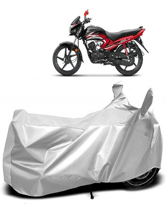 Autoprime Two Wheeler Cover for Honda(Dream Yuga, Silver)