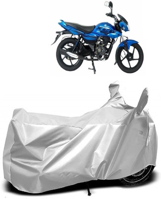 AutoKick Two Wheeler Cover for Bajaj(XCD 125cc, Silver)