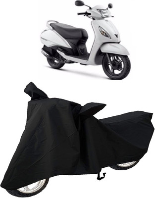 Autoprime Two Wheeler Cover for TVS(Jupiter, Black)