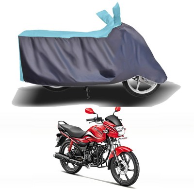 Ascension Two Wheeler Cover for Hero(Passion, Grey, Blue)