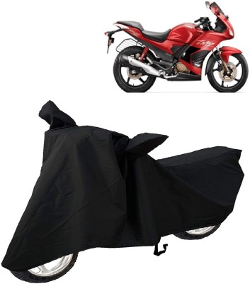 AutoKick Two Wheeler Cover for Hero(Karizma ZMR, Black)