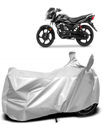 Autoprime Two Wheeler Cover for TVS(Victor New, Silver)