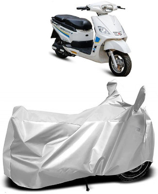 AutoKick Two Wheeler Cover for Hero(Electric, Silver)