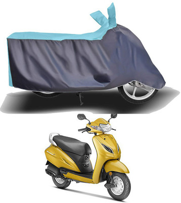 THE REAL ARV Two Wheeler Cover for Honda(Activa 5G, Grey, Blue)