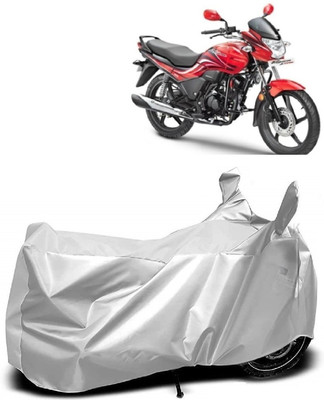 AutoKick Two Wheeler Cover for Hero(Passion Xpro, Silver)