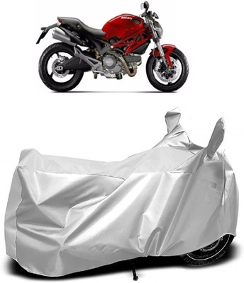 Autoprime Two Wheeler Cover for Ducati(Monster 795, Silver)