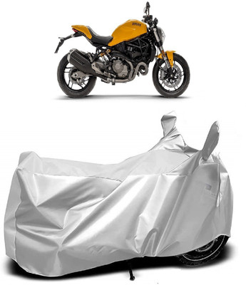 Autoprime Two Wheeler Cover for Ducati(Monster 82, Silver)