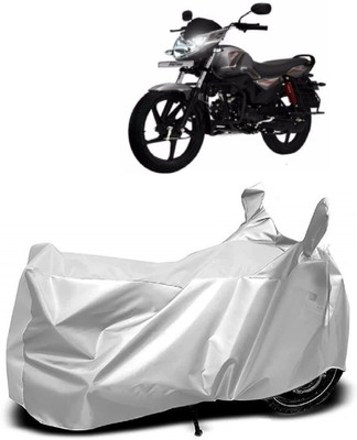 AutoKick Two Wheeler Cover for Mahindra(Pantero, Silver)