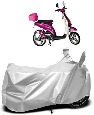 Autoprime Two Wheeler Cover for Avon(E Lite, Silver)