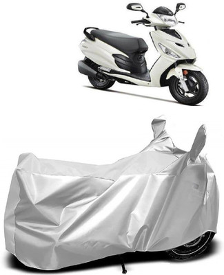 Autoprime Two Wheeler Cover for Hero(Moto Corp Duet, Silver)