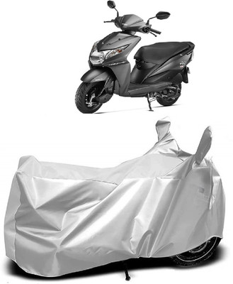 Autoprime Two Wheeler Cover for Honda(Dio, Silver)