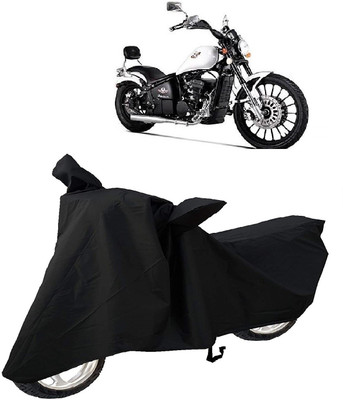 AutoKick Two Wheeler Cover for FAB Regal Raptor(Bobber 350, Black)