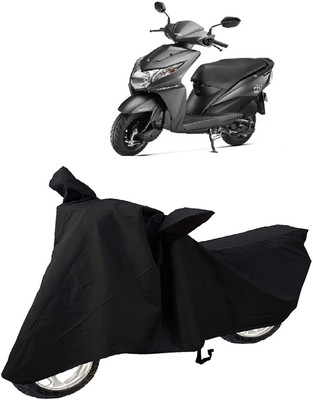 AutoKick Two Wheeler Cover for Honda(Dio, Black)