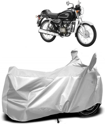 AutoKick Two Wheeler Cover for Hero(Splendor Pro Classic, Silver)