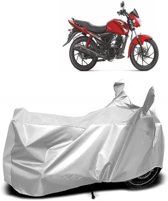AutoKick Two Wheeler Cover for Suzuki(Sling Shot, Silver)