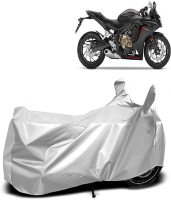AutoKick Two Wheeler Cover for Honda(CBR 650F, Silver)