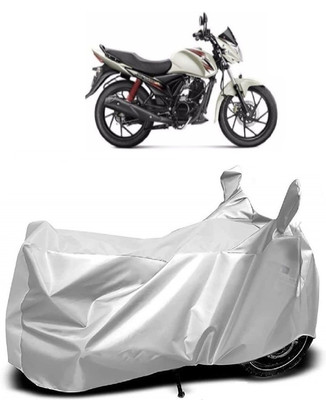 AutoKick Two Wheeler Cover for Suzuki(Sling, Silver)