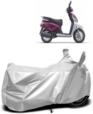 AutoKick Two Wheeler Cover for Mahindra(Gusto, Silver)