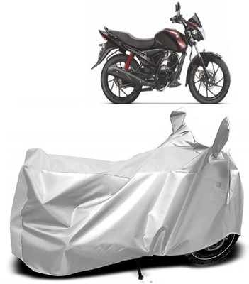 AutoKick Two Wheeler Cover for Suzuki(Sling Shot Plus, Silver)
