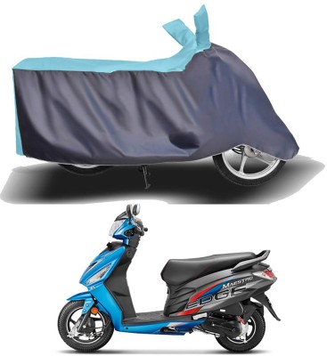 Genipap Two Wheeler Cover for Hero(Maestro Edge, Grey, Blue)