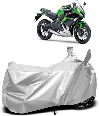 Autoprime Two Wheeler Cover for Kawasaki(Z250, Silver)