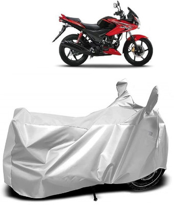 Autoprime Two Wheeler Cover for Honda(CBF Stunner, Silver)