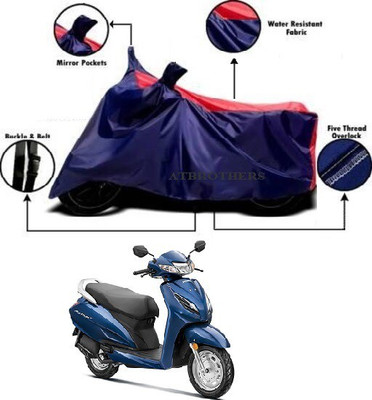 ATBROTHERS Waterproof Two Wheeler Cover for Honda(Activa 6G, Blue, Red)