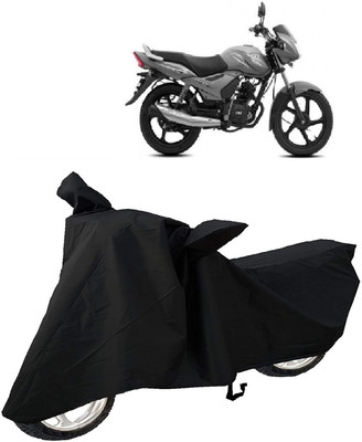 AutoKick Two Wheeler Cover for TVS(Sport, Black)