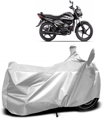 Autoprime Two Wheeler Cover for Hero(Splendor NXG, Silver)