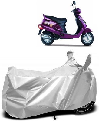 AutoKick Two Wheeler Cover for Mahindra(Duro DZ, Silver)