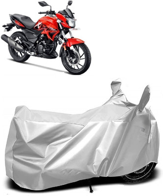 AutoKick Two Wheeler Cover for Hero(Xtreme, Silver)