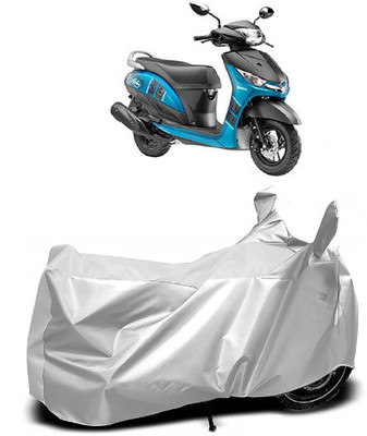 Autoprime Two Wheeler Cover for Yamaha(Alpha, Silver)